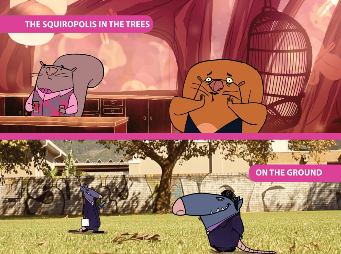 Squeers animated series pitch bible environment context based on the comic by Roberto Millan and directed by Matt Torode.